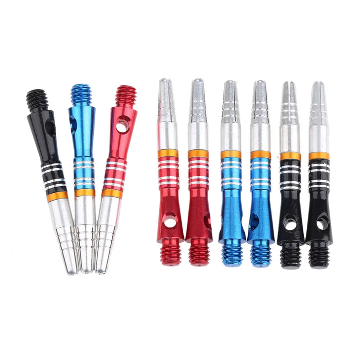 3 Pcs /Lot Aluminum Dart Shafts 40Mm 2BA Thread 360 Degree Rotating Dart Shaft Darts Accessories 3 Colors Red Blue Black