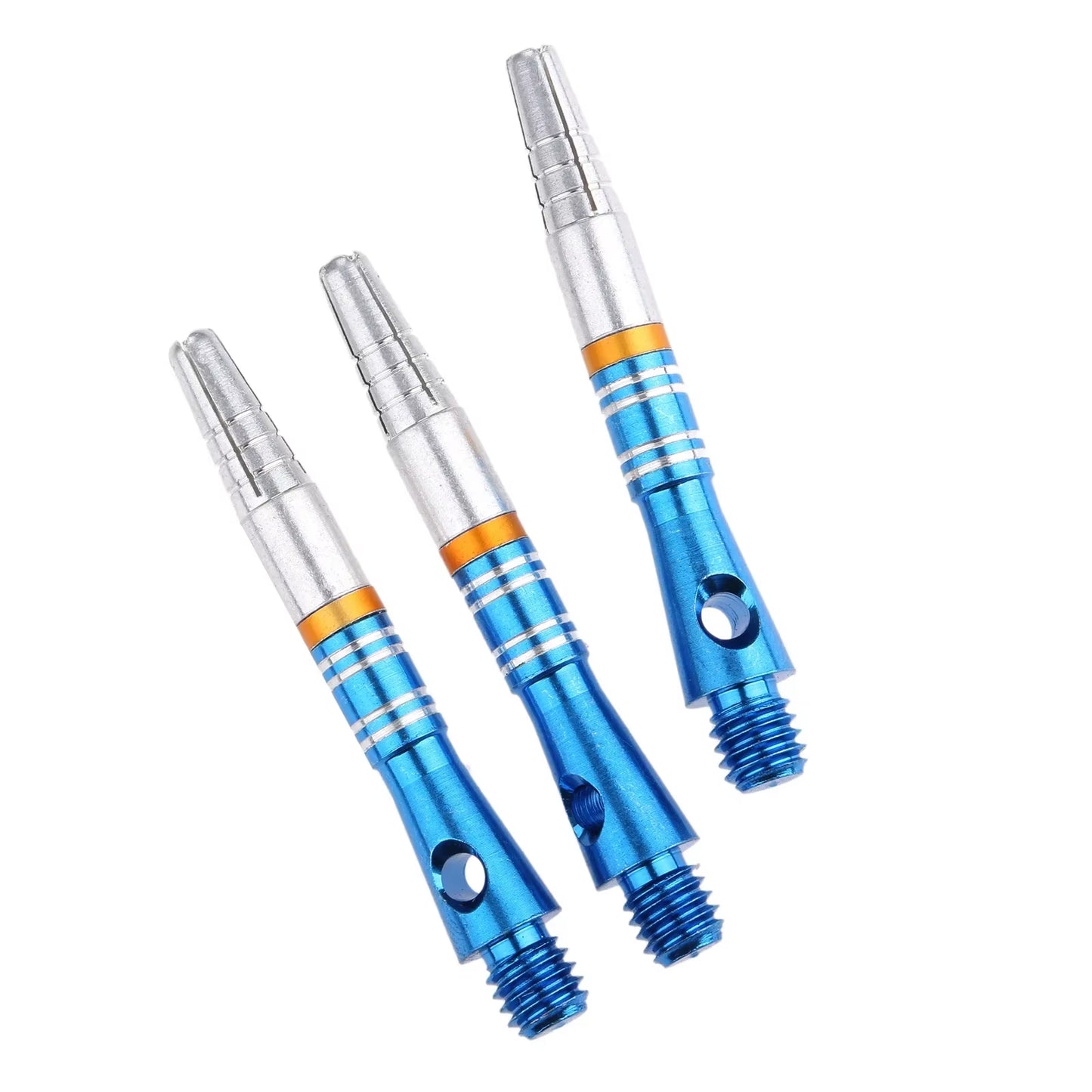 3 Pcs /Lot Aluminum Dart Shafts 40Mm 2BA Thread 360 Degree Rotating Dart Shaft Darts Accessories 3 Colors Red Blue Black