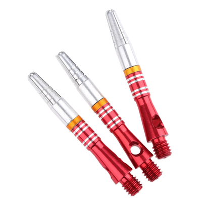 3 Pcs /Lot Aluminum Dart Shafts 40Mm 2BA Thread 360 Degree Rotating Dart Shaft Darts Accessories 3 Colors Red Blue Black