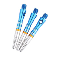 3 Pcs /Lot Aluminum Dart Shafts 40Mm 2BA Thread 360 Degree Rotating Dart Shaft Darts Accessories 3 Colors Red Blue Black