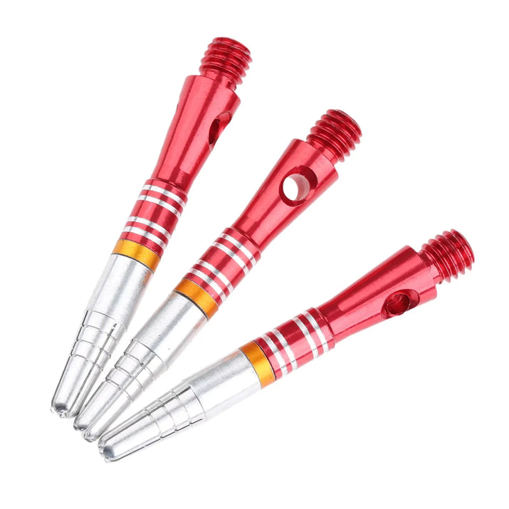 3 Pcs /Lot Aluminum Dart Shafts 40Mm 2BA Thread 360 Degree Rotating Dart Shaft Darts Accessories 3 Colors Red Blue Black
