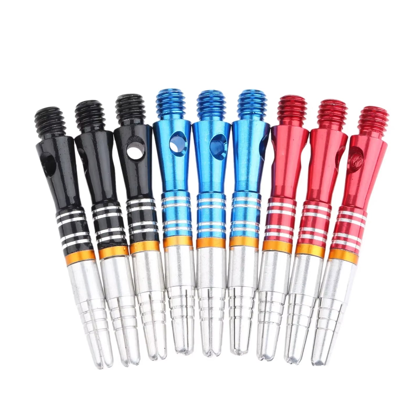 3 Pcs /Lot Aluminum Dart Shafts 40Mm 2BA Thread 360 Degree Rotating Dart Shaft Darts Accessories 3 Colors Red Blue Black